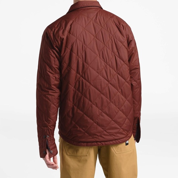 THE NORTH FACE Fort Point Insulated Reversible Flannel Sequoia Red Mens Small - Picture 7 of 15